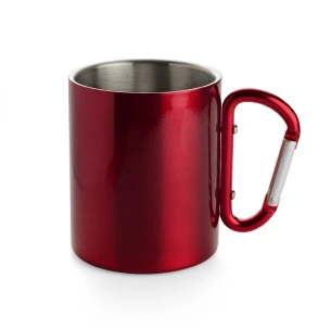 Caneca CAMP com mosquetão - Vermelho