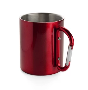 Caneca CAMP com mosquetão - Vermelho
