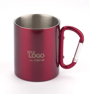 Caneca CAMP com mosquetão - Vermelho
