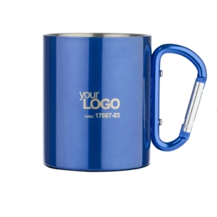Caneca CAMP com mosquetão - Azul