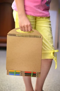 MALOVI Livro para colorir com caderno - Natural