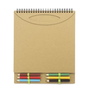 MALOVI Livro para colorir com caderno - Natural
