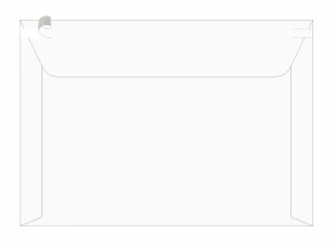 Envelope de correio de cartão - Branco