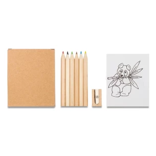 Conjunto para colorir Artiste - Castanho