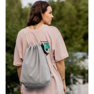 Mochila de algodão 340 g/m2 Preston - Cinzento