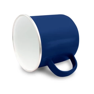 Caneca esmaltada Taeris - Azul marinho