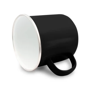 Chávena de esmalte Taeris - Preto