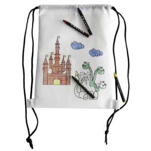 Mochila White Line Crayon - Branco