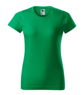 T-Shirt básica para mulher - Verde