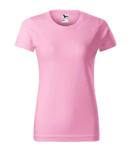 T-shirt básica para senhora - Rosa claro