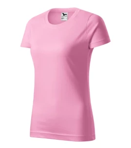 T-shirt básica para senhora - Rosa claro