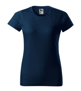 T-Shirt básica para mulher - Azul marinho
