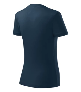 T-Shirt básica para mulher - Azul marinho
