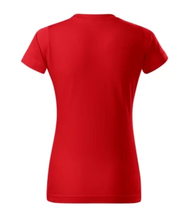 T-Shirt básica para mulher - Vermelho