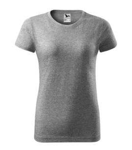 T-shirt básica para senhora - Cinzento escuro