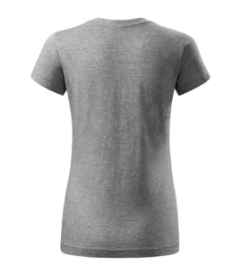 T-shirt básica para senhora - Cinzento escuro
