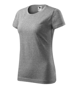 T-shirt básica para senhora - Cinzento escuro