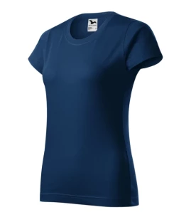 T-shirt básica para senhora - Azul escuro