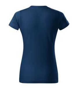 T-shirt básica para senhora - Azul escuro
