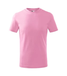 T-shirt Basic para criança - Rosa claro