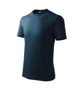 T-Shirt básica para criança - Azul marinho
