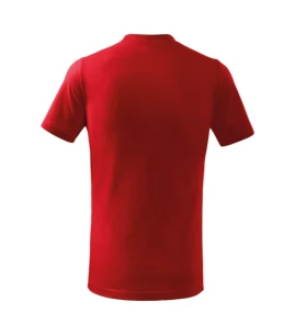 T-Shirt básica para criança - Vermelho
