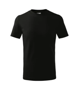 T-Shirt básica para criança - Preto