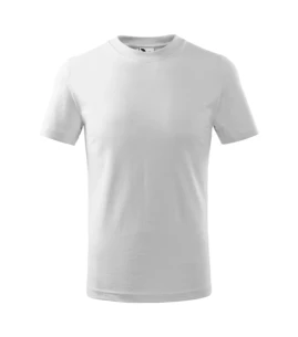 T-Shirt básica para criança - Branco