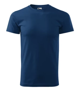 T-shirt básica para homem - Azul escuro