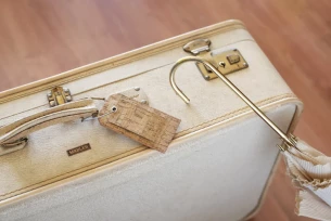 Crachá de mala LATIDO - Bege