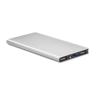 Power bank 8000mAh - POWERFLAT8 - Prata