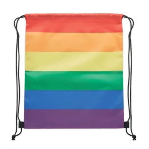 Saco de compras arco-íris BOW - multicolorido
