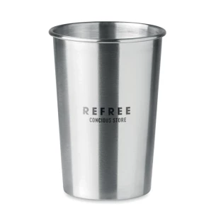 Caneca 350ml - BONGO - prata mate