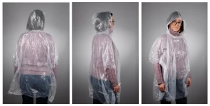 Poncho de chuva FLUXY - Branco