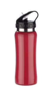 PATRO Bidon de aço 600 ml - Vermelho