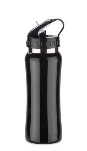 PATRO Bidon de aço 600 ml - Preto