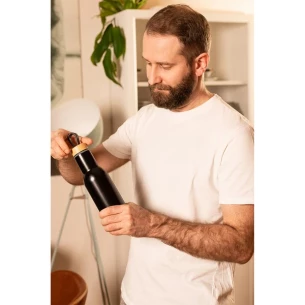 Garrafa de vácuo 400ml Lome - Preto