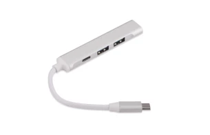 Repartidor HUB USB - ROSKO - Prateado