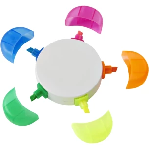 Marcador de texto floral - Branco