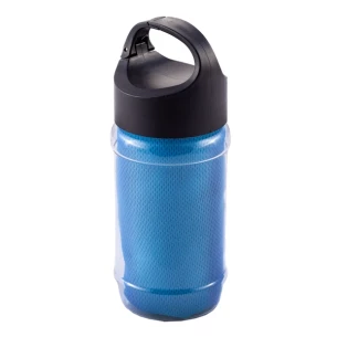 Toalha refrescante em garrafa Feel cool - Azul