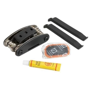 Kit de ferramentas para motociclistas - Preto
