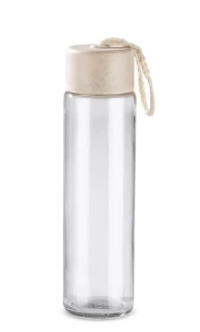 Frasco de vidro SKINNY 350 ml - Natural