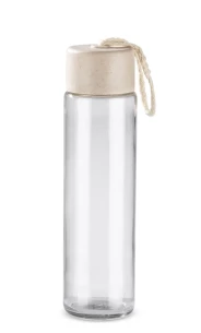 Frasco de vidro SKINNY 350 ml - Natural