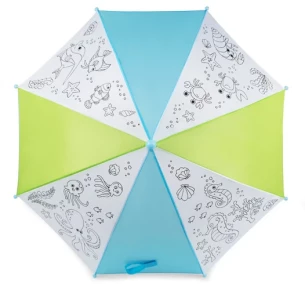 Guarda-chuva para colorir KIDDI com marcadores