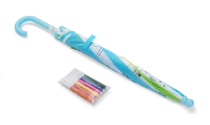 Guarda-chuva para colorir KIDDI com marcadores