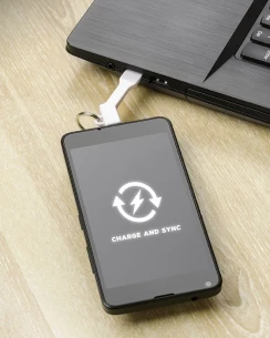Porta-chaves SYNC para iPhone 5/6 - Branco