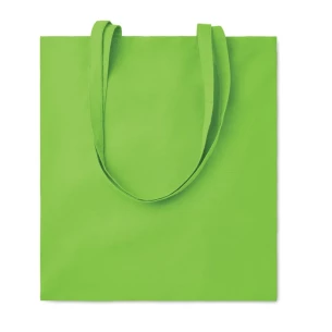 Saco de compras COTTONEL COLOUR+ - verde lima