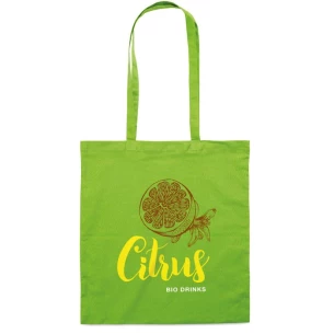 Saco de compras COTTONEL COLOUR+ - verde lima