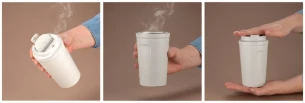 Chávena térmica COLPO 400 ml - Branco