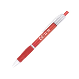 Caneta de plástico Barcelona2 - Vermelho